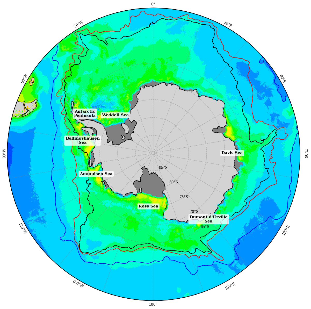 A map of the earth